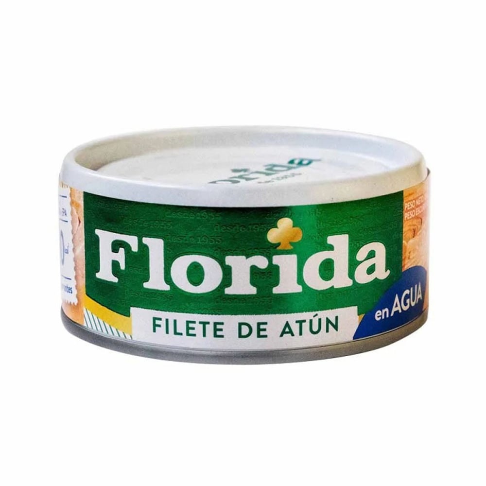 Filete de Atún en Agua y Sal Florida Lata de 150 Gr