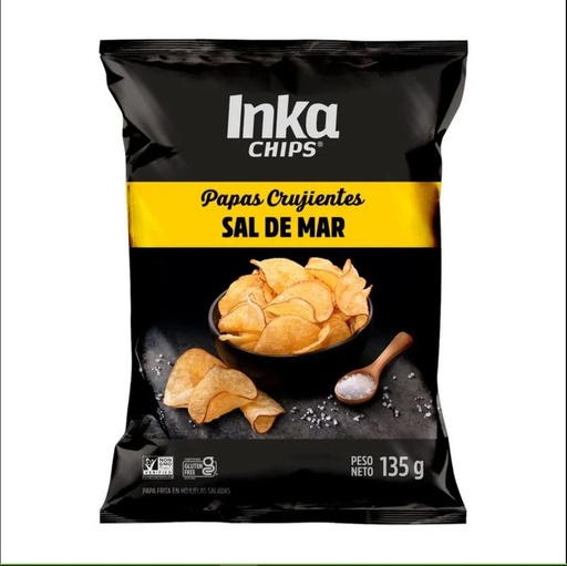 [AB00153] Papas Inka Chips Sal de Mar Bolsa de 135 Gr